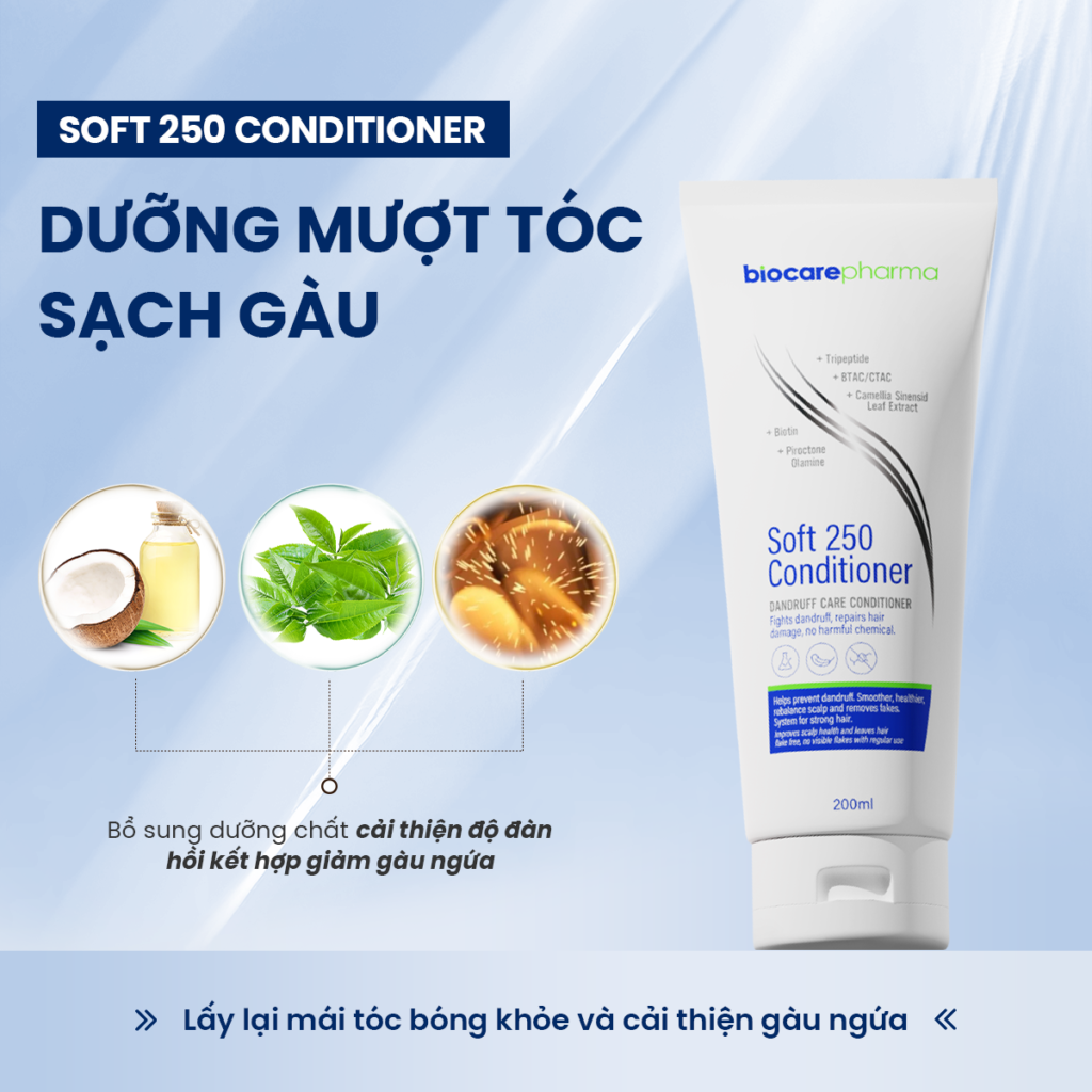 Combo 2 tuýp dầu xả tóc gàu ngứa 200ml